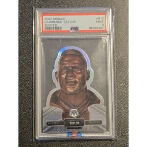 2022 Panini Mosaic #B-13 Lawrence Taylor Busted PSA 9
